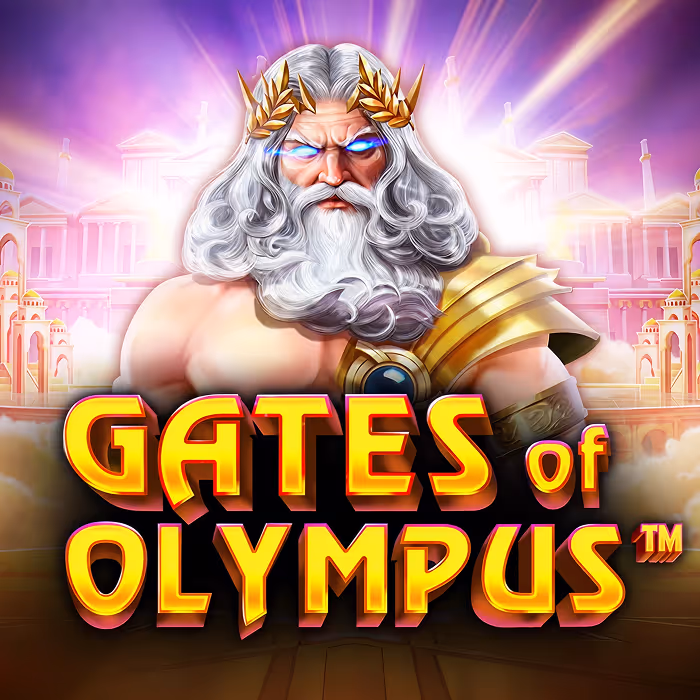Gates of Olympus - Greek mythology slot with cascading symbols and Zeus multipliers